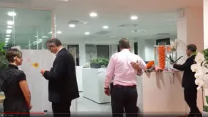 Le matériel d'animation Fresque sans peinture My Art Box pour inauguration nouveaux locaux par aNa