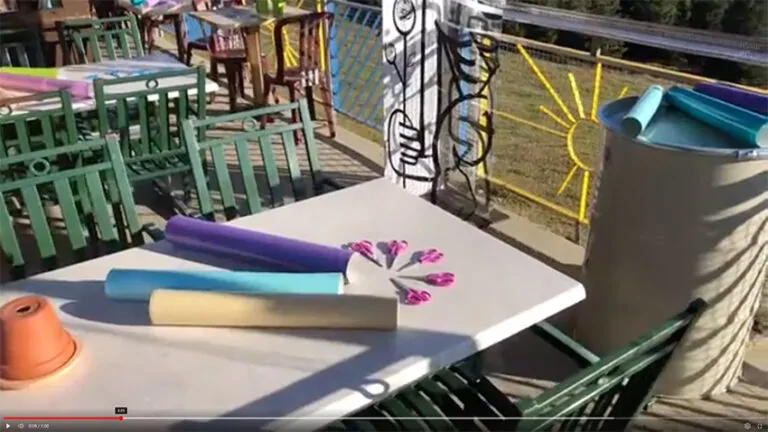Le matériel éco-responsable contenu dans le kit My Art Box pour l'Idée Animation Cohésion en Extérieur décontractée