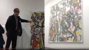 Le Tableau Souvenir de l'animation Fresque sans peinture pour inauguration nouveaux locaux par aNa et My Art Box