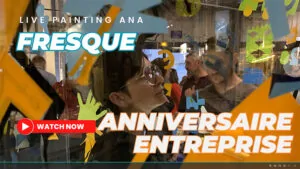 La vignette de la Vidéo Fresque Anniversaire Entreprise My Art Box à Lyon