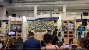 Le résultat présenté à la suite de l'Animation Fresque My Art Box Anniversaire Entreprise à Lyon