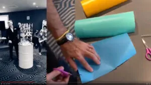 Le matériel Totem Box de Coaching cohésion éco-responsable My Art Box en Bretagne est composé d'éléments recyclables ou de ré-emploi