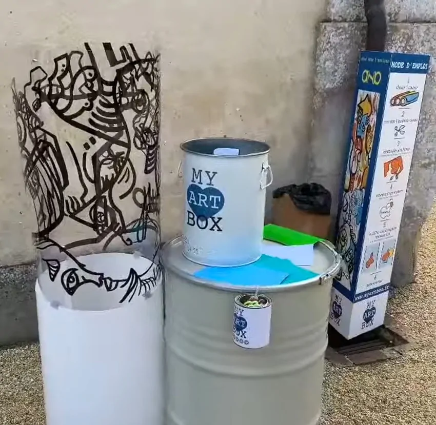 Le matériel éco-responsable d'animation fresque du mariage de votre ville de rencontre My Art Box