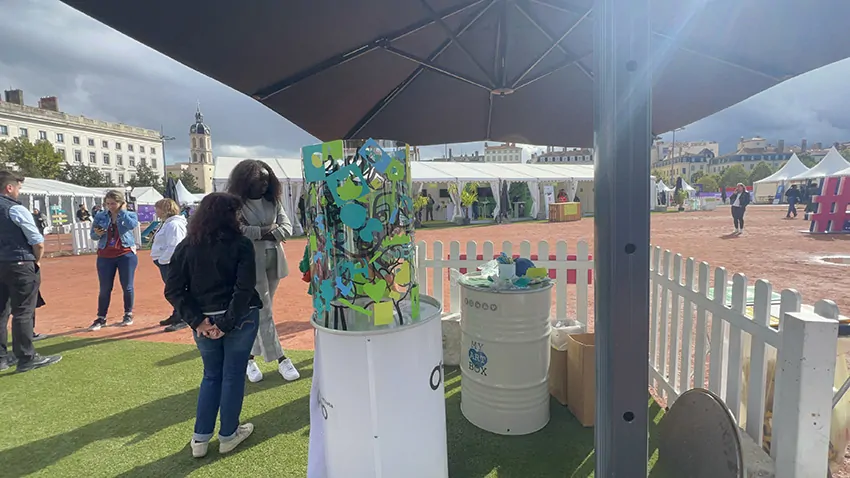 Une Animation de stand inclusive écoresponsable originale à Lyon en extérieur