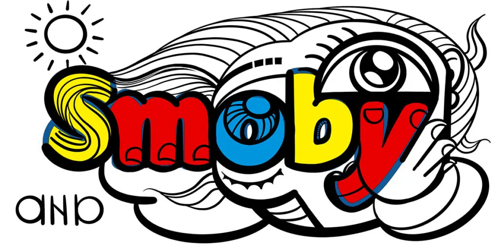 Le visuel de la fresque des jouets animée imaginée par ana artiste pour l'anniversaire des 100 ans de Smoby à Lons le Saunier