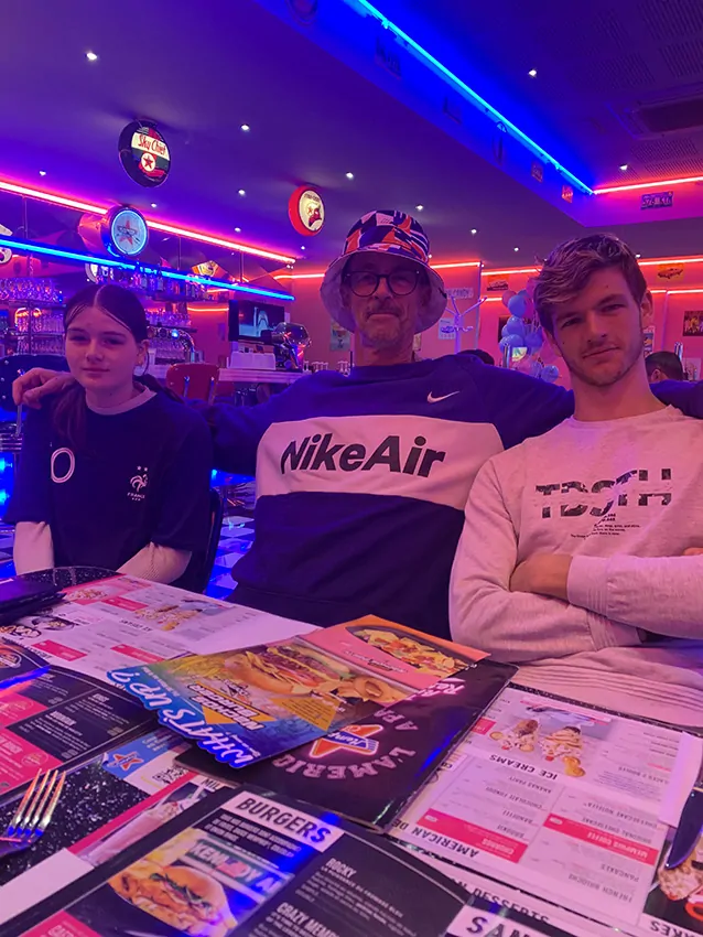 Christophe Chazot est le papa de sa fille Lila-May et son fils Lou-Dino