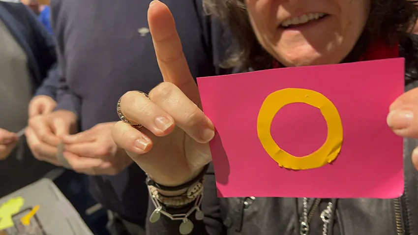 Une idée découpée par une participante en animation marque employeur pour managers à Dunkerque