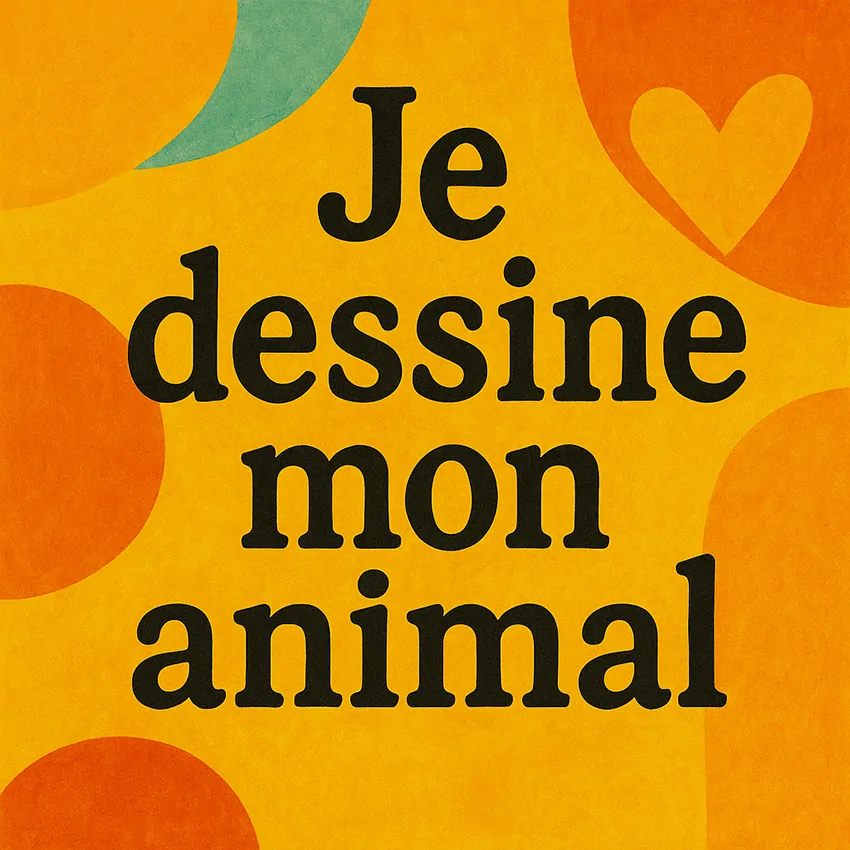 Main dessine animal feutres colorés session création collective