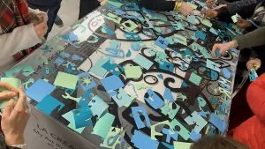 Animation fresque team building-eco-responsable My Art Box en Isère