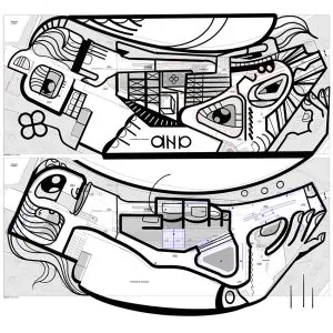 La création de l'artiste aNa pour l'animation grande fresque inaugurale éco-responsable My Art Box à Albi dans le Tarn