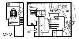 Le dessin créé par aNa pour la fresque Plexi en animation originale nouveaux locaux