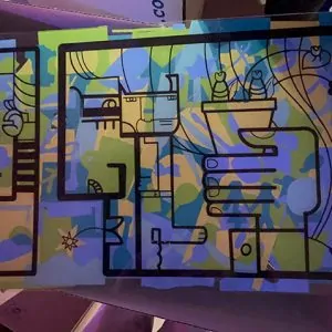 Idée de fresque plexi My Art Box pour animation originale nouveaux locaux