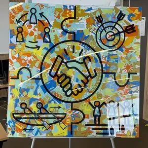 La fresque team building st Etienne My Art Box