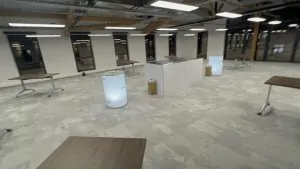 Le matériel éco-responsable de ré-emploi de l'animation fresque team building My Art Box ici à Grenoble