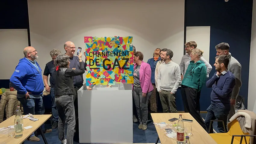 L'objectif dévoilé à la fin de l'animation fresque séminaire de direction à Dunkerque coachée par Christophe Chazot