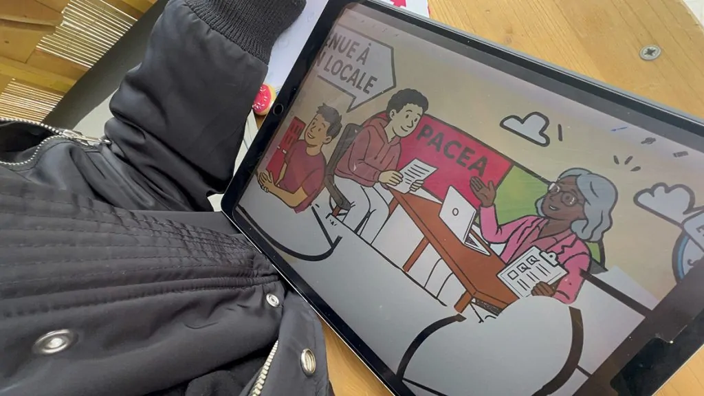 aNa est une artiste artiste digitale I Pad d'animation fresque facilitation graphique digitale à Abbeville et partout en France au même prix