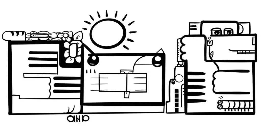 Le dessin d'une fresque aNa éco-responsable pour une animation team building artistique à Saint Etienne