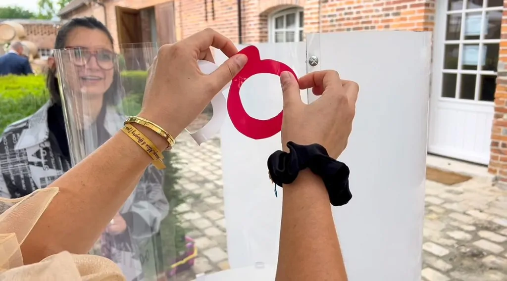 Idée d'animation fresque pour mariage à Orleans My Art Box