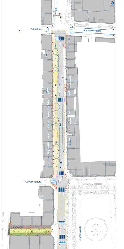 Le plan 3 des 3 fresques pour Mulhouse utilisé par aNa artiste pour my Art Box