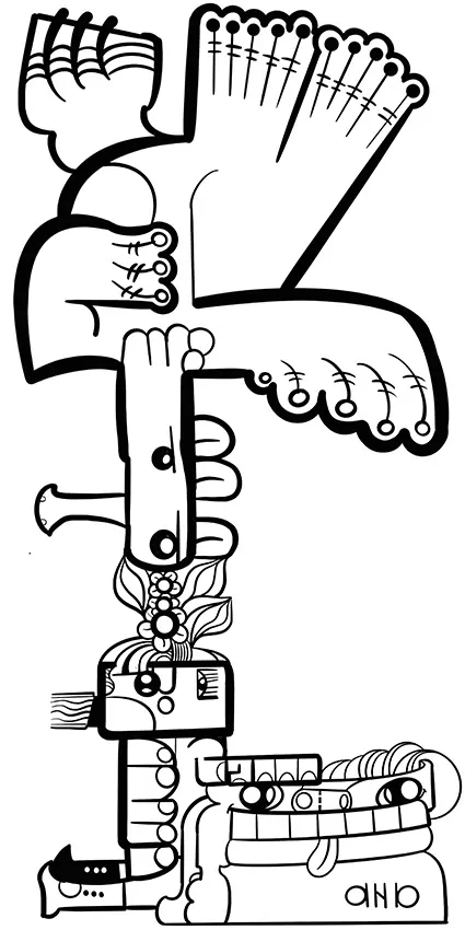 La fresque 1 des 3 fresques pour Mulhouse dessinées par aNa artiste pour My Art Box