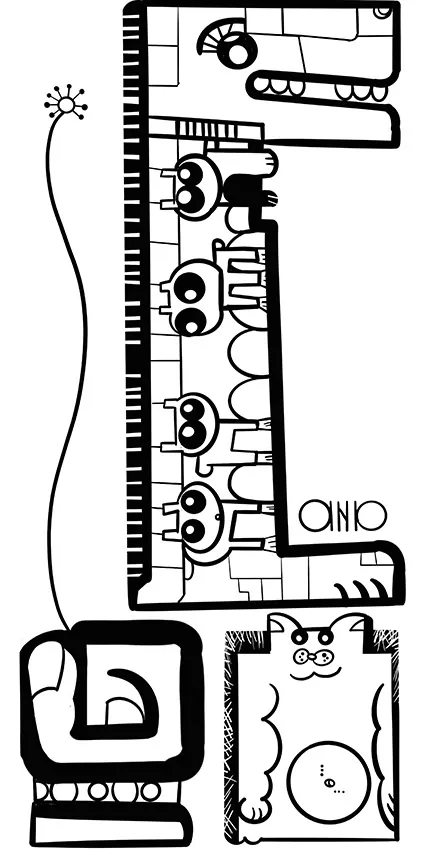 La fresque 3 des 3 fresques pour Mulhouse dessinées par aNa artiste pour My Art Box