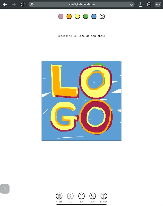 Comment créer un logo en équipe avec digital mural?