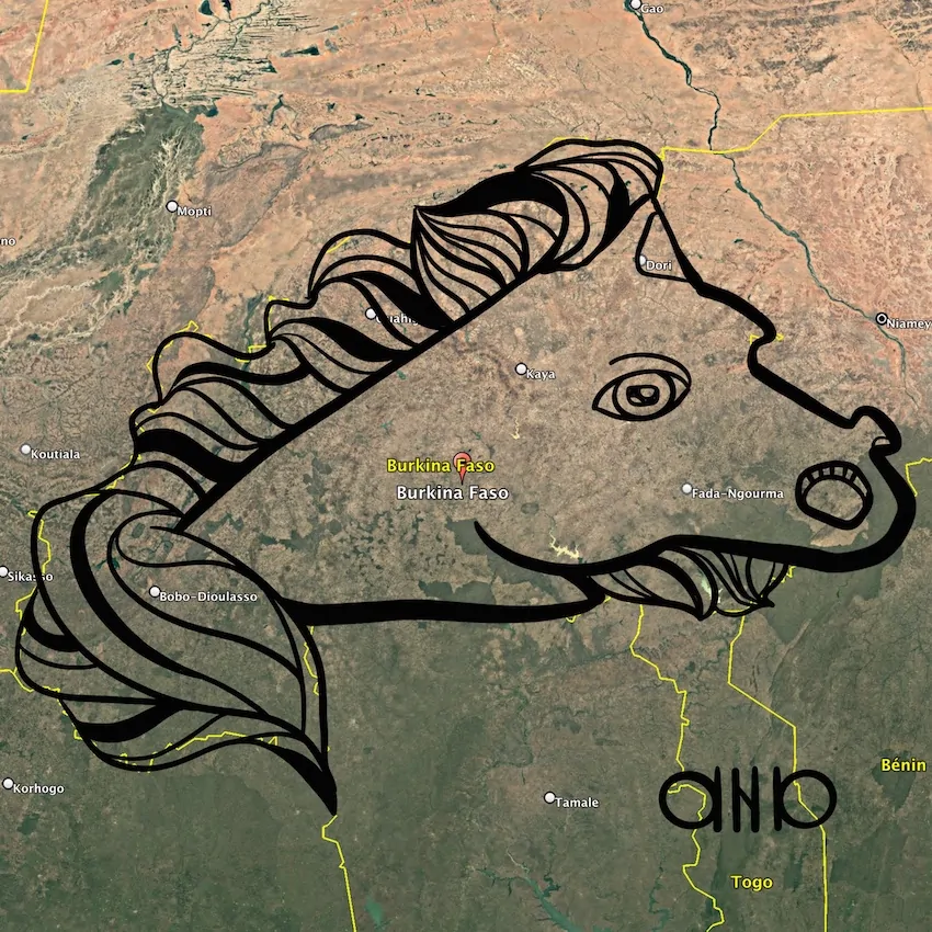 La création originale de aNa artiste pour la fresque participative en Assemblée Générale à Lyon