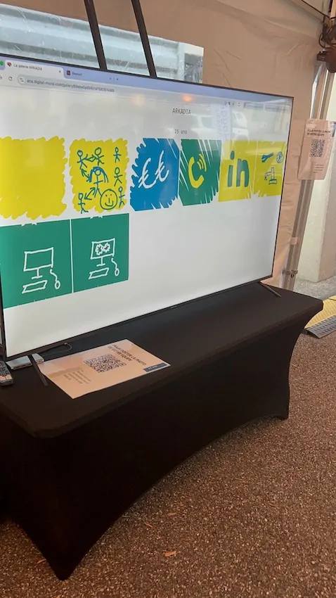 La galerie de l'animation digitale est projetée sur tous vos types d'écrans ou bien partagée en ligne