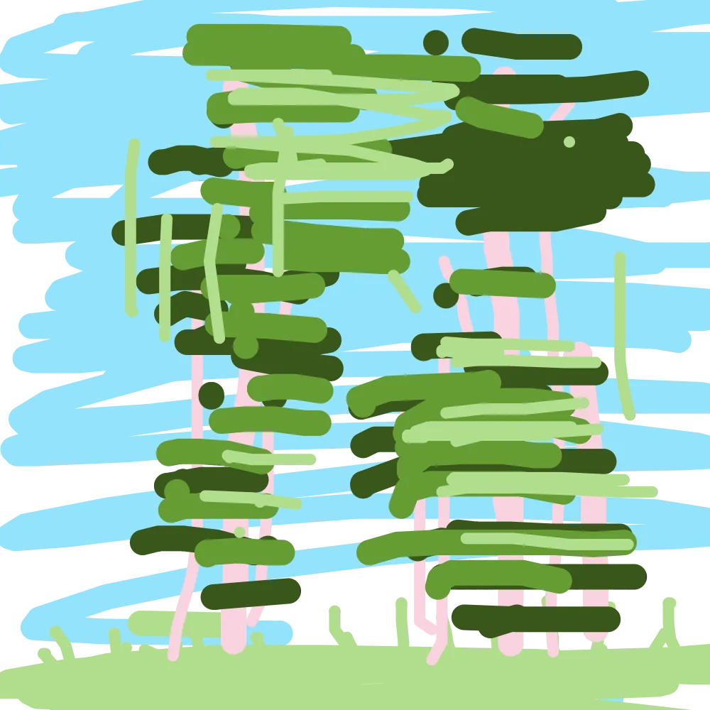 Exemple de Land art digital abstrait