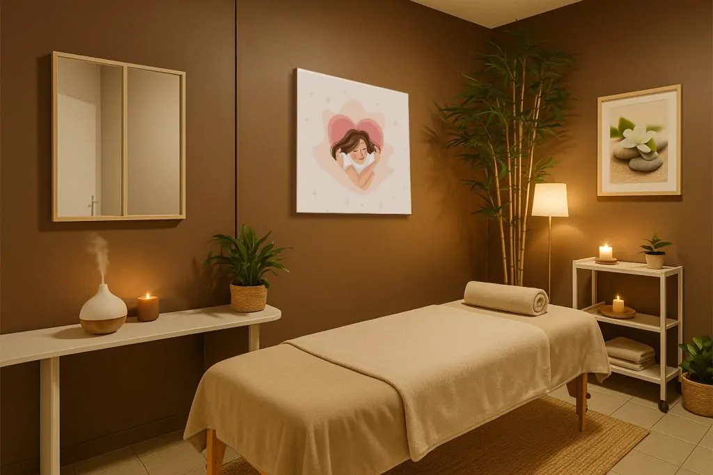 Le salon de Shiatsu à Mâcon et sa région dasn lequel aNa pratique et accueille est situé à Viré 71260